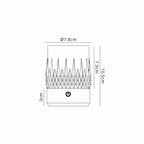 Lax Rechargeable Battery Operated Table Lamp, 1W LED, 3000K, 110lm, 3-Step Touch Dimmable, IP44