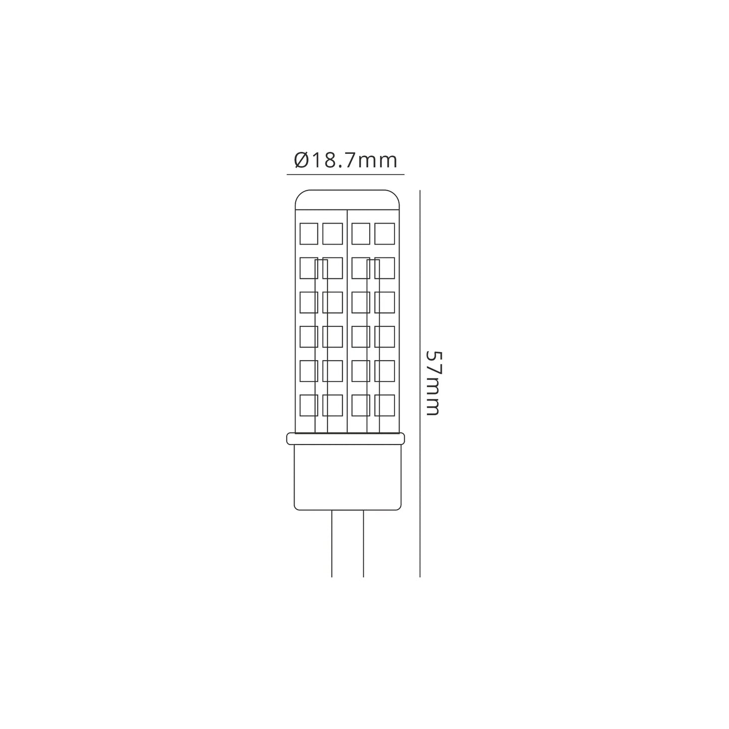 Mantra High Power LED G4, 5W, 500lm,12V,345mA