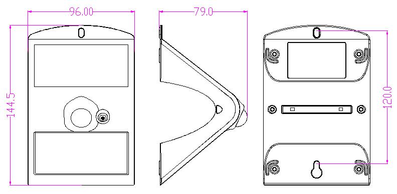 Lunar IV NANO – Solar Wall Light With PIR