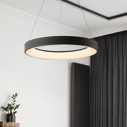 Niseko II Ring Pendant 50cm 40W LED, 2700K-5000K Tuneable, 2950lm, Remote Control & APP