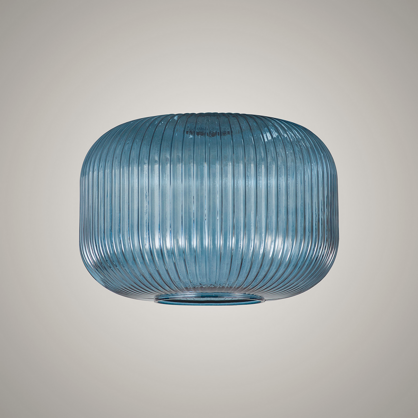 Small Baron Ribbed Glass Shades