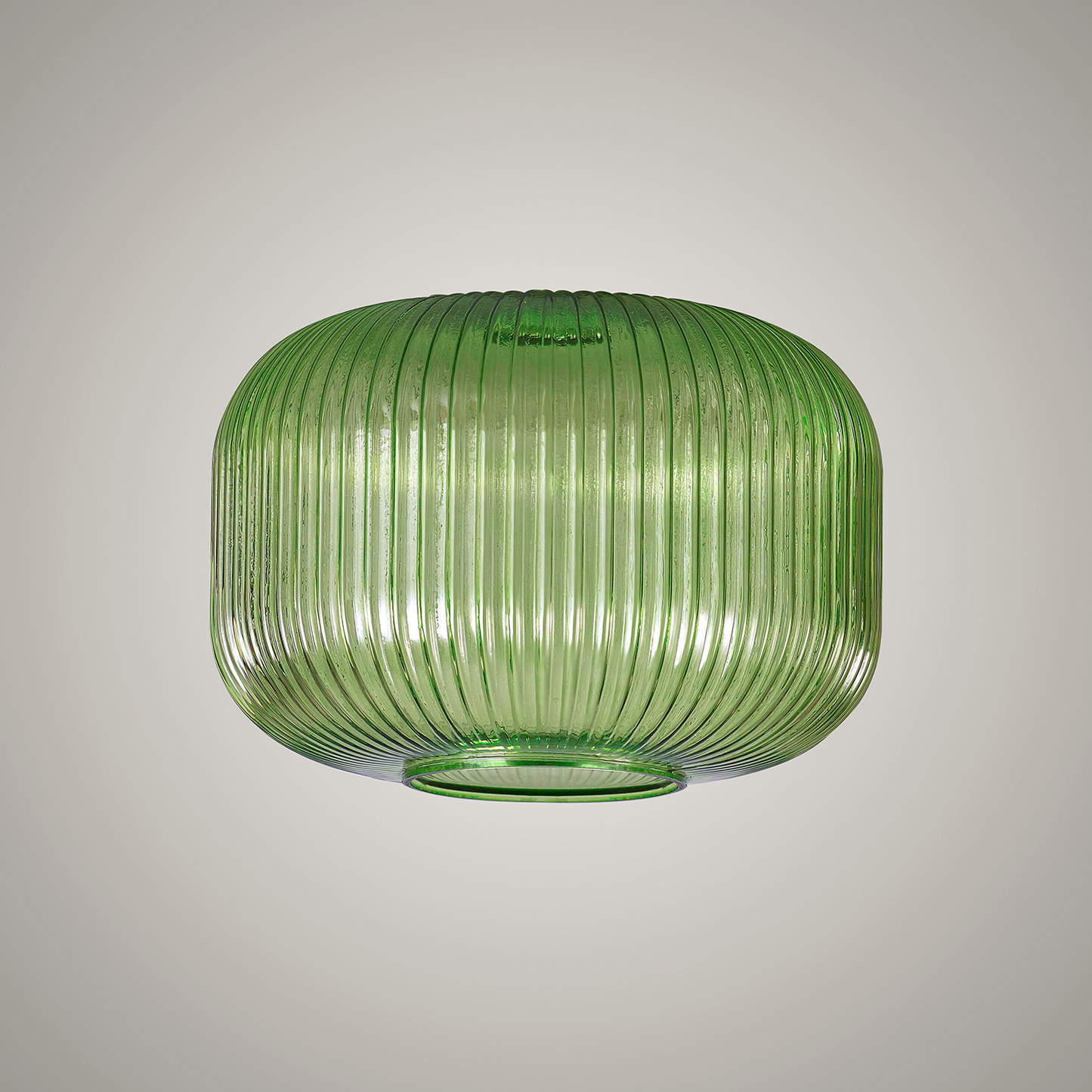 Small Baron Ribbed Glass Shades