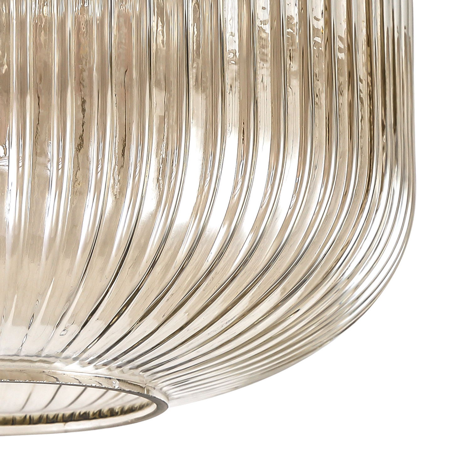 Small Baron Ribbed Glass Shades