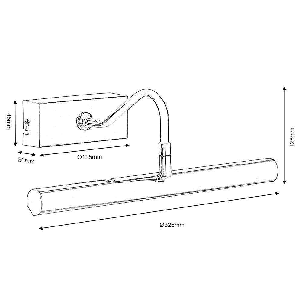 Vincent Integrated LED Picture Wall Lamp