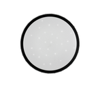 Varda Dimmable Sparkle Flush Ceiling Light with Crystal Effect Edge - Remote Control and Timer Function
