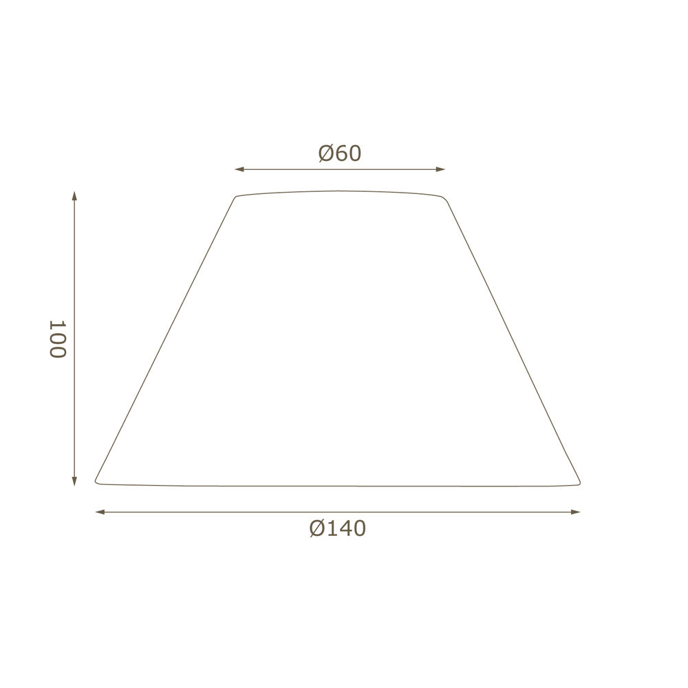 5" Cotton Coolie Shade with Candle Clip for Wall Lights and Small Lamps