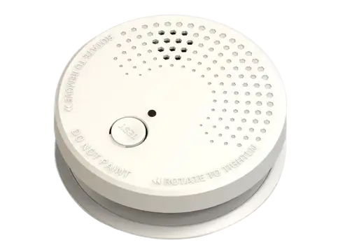 9V BATTERY OPERATED PHOTOELECTRIC SMOKE ALARM - 9v Battery included - Loud 85dB alarm