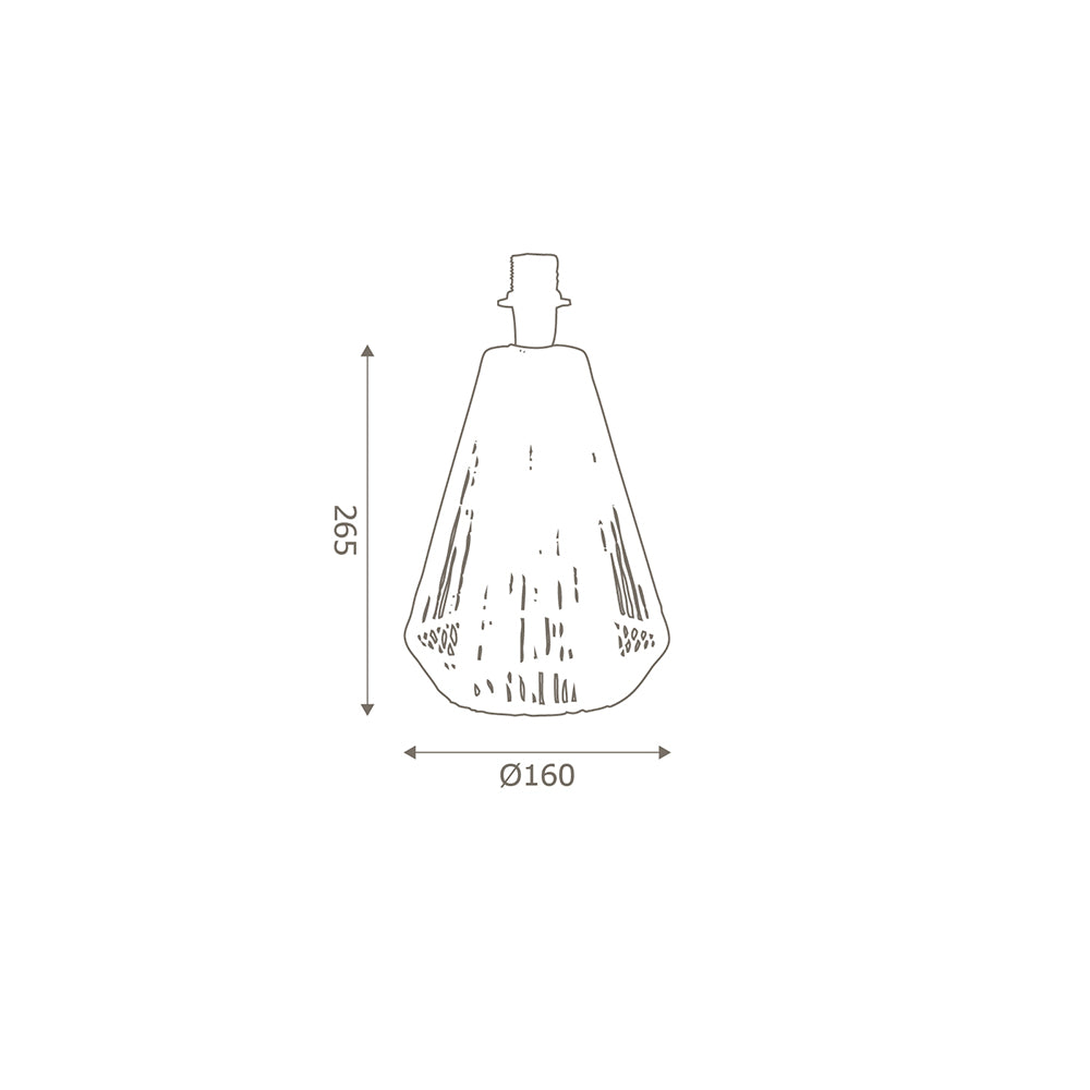 Tamura Eco Friendly Paper String Design Table Lamp