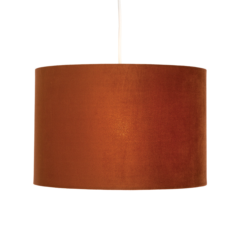 12" Velvet Drum Shade