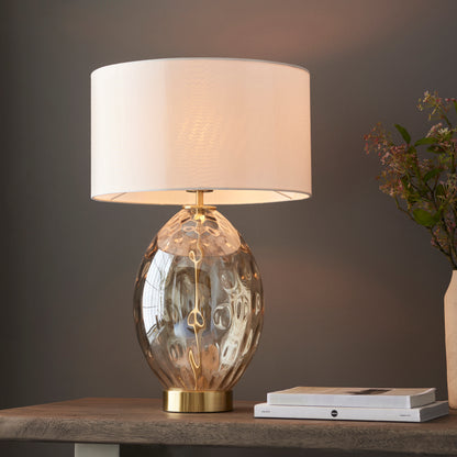 Fluid Glass Touch Table Lamp