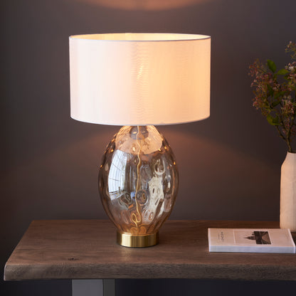 Fluid Glass Touch Table Lamp