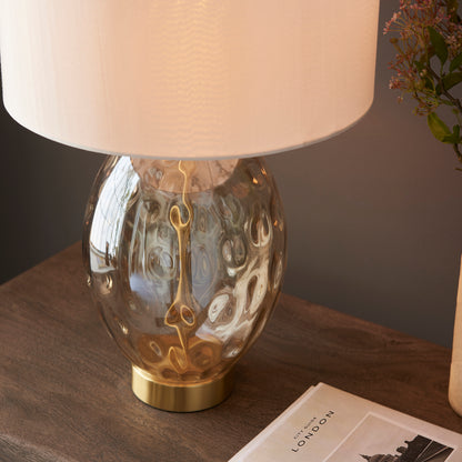 Fluid Glass Touch Table Lamp