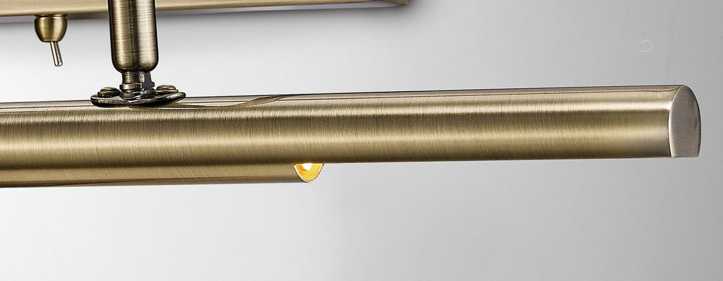 Deco - Abacus Switched Picture Wall Lamp - Luminosity Designs Ltd