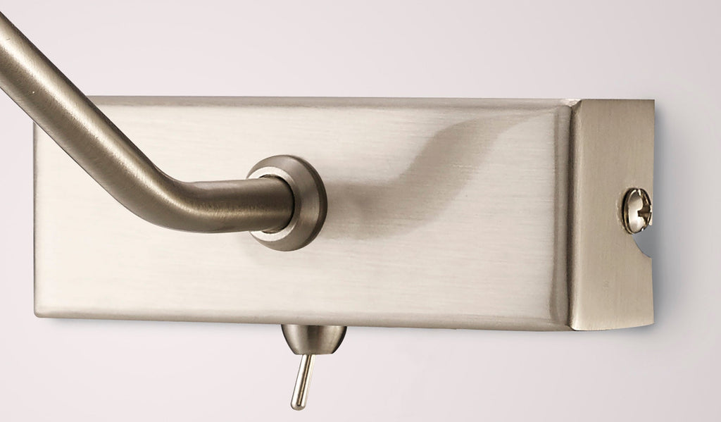 Deco - Abacus Switched Picture Wall Lamp - Luminosity Designs Ltd