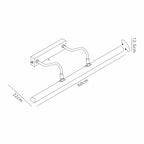 Deco - Abacus Switched Picture Wall Lamp - Luminosity Designs Ltd