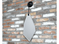 Abstract Geometric Style Mirror With Matt Black Vintage Style Hanging Framework - Luminosity Designs Ltd