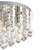 Deco - Acton Round Flush Crystal Ceiling Light - Luminosity Designs Ltd
