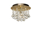 Deco - Acton Round Flush Crystal Ceiling Light - Luminosity Designs Ltd