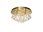 Deco - Acton Round Flush Crystal Ceiling Light - Luminosity Designs Ltd