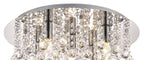 Deco - Acton Round Flush Crystal Ceiling Light - Luminosity Designs Ltd