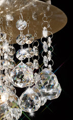 Deco - Acton Round Flush Crystal Ceiling Light - Luminosity Designs Ltd