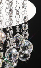 Deco - Acton Round Flush Crystal Ceiling Light - Luminosity Designs Ltd