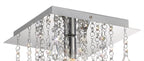 Deco - Acton Square Flush Crystal Ceiling Light - Luminosity Designs Ltd