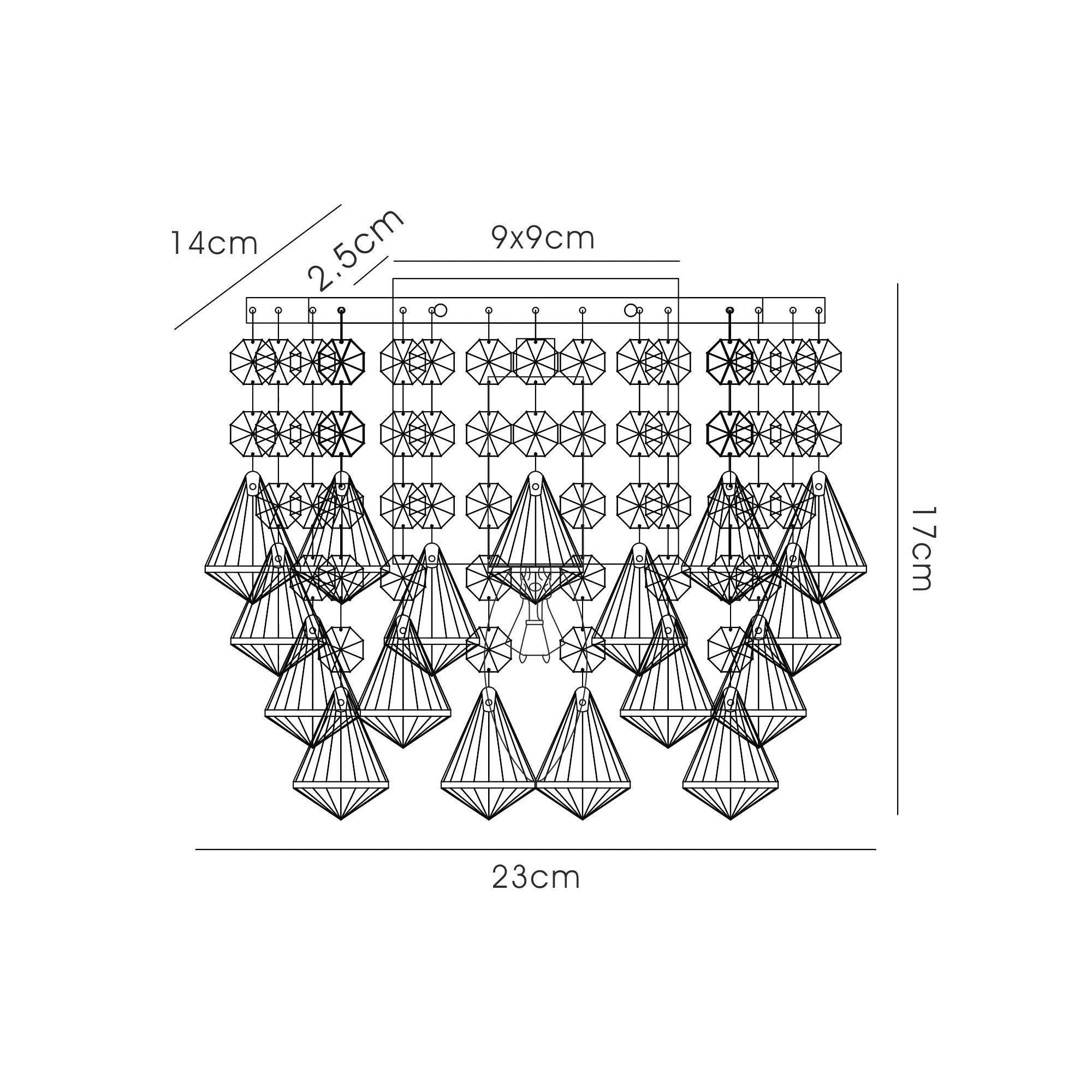Deco - Acton Wall Light - Luminosity Designs Ltd