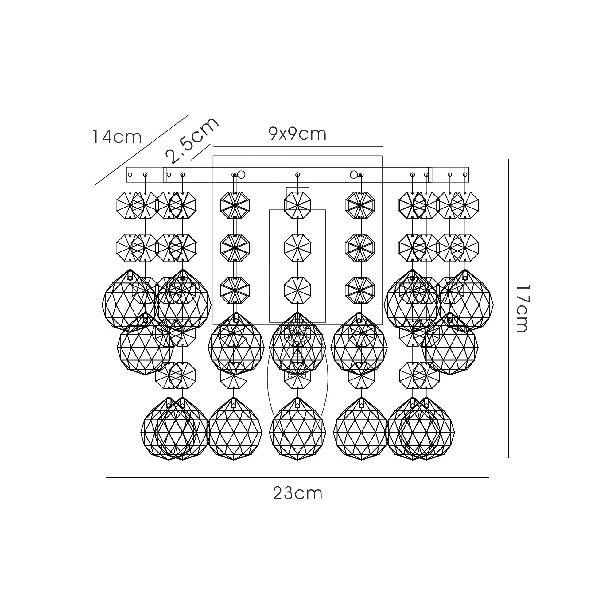Deco - Acton Wall Light - Luminosity Designs Ltd