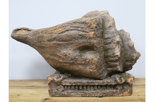 Luminosity Designs - Aged Stone Effect Conch Shell Planter - Luminosity Designs Ltd