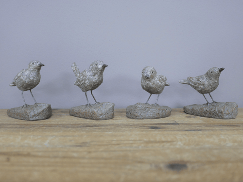 Luminosity Designs - Aged Stone Effect Small Bird Ornament - Luminosity Designs Ltd