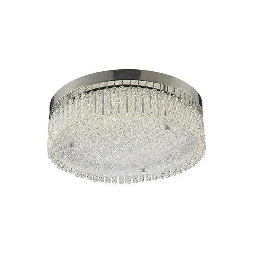 Diyas - Aiden Large Round Flush Ceiling Light - Luminosity Designs Ltd