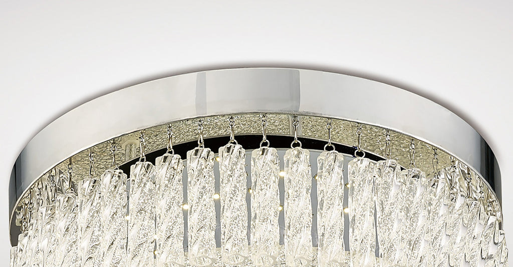 Diyas - Aiden Small Round Ceiling Light - Luminosity Designs Ltd
