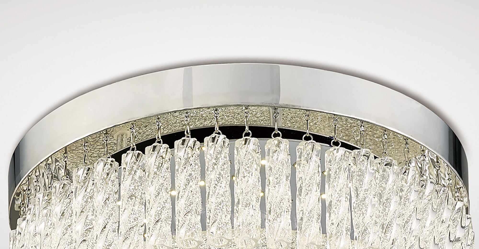 Diyas - Aiden Small Round Ceiling Light - Luminosity Designs Ltd