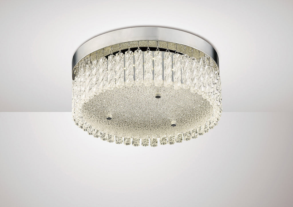 Diyas - Aiden Small Round Ceiling Light - Luminosity Designs Ltd