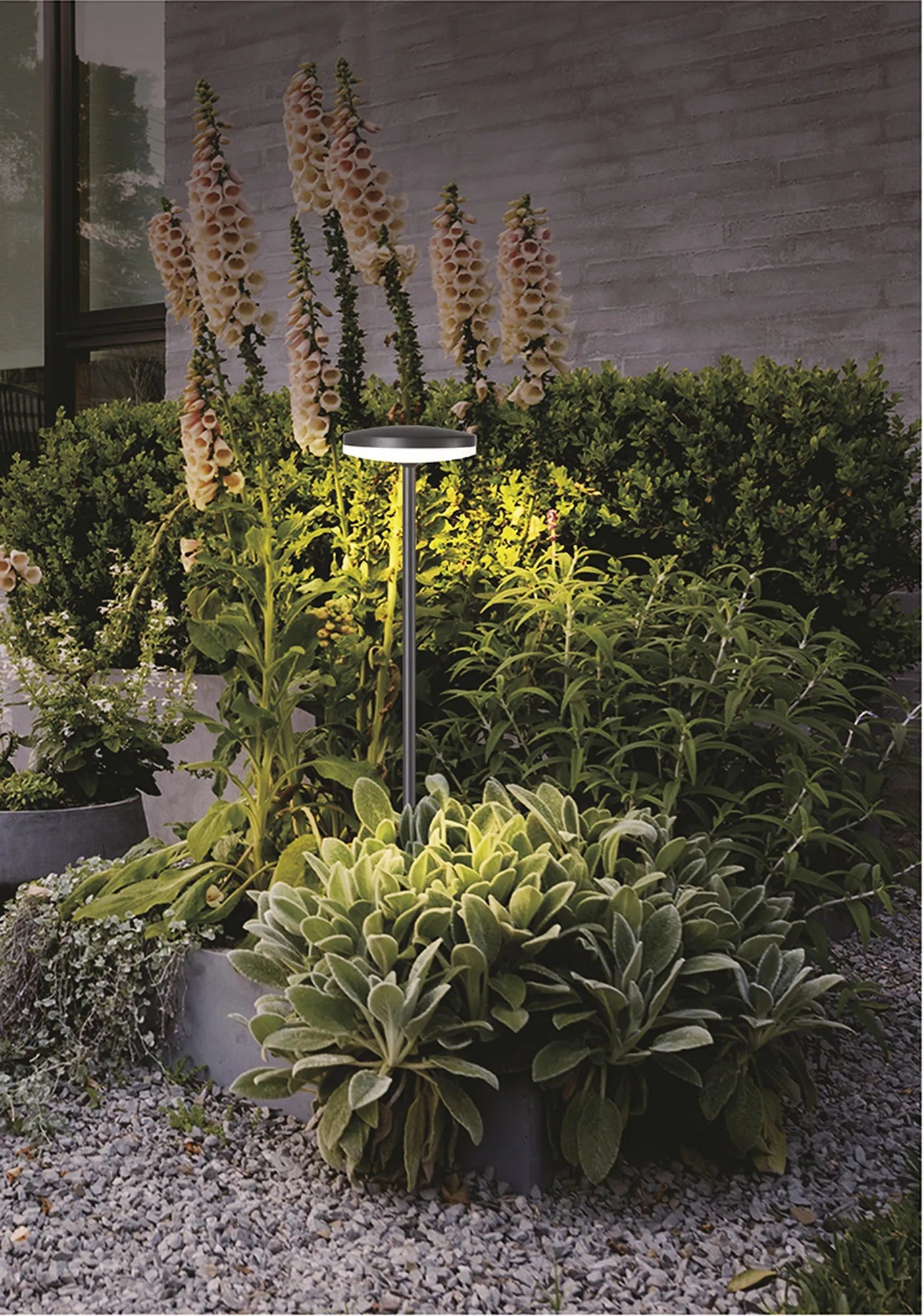 Mantra Fusion - Akita Outdoor Garden Bollard, 12W LED, 3000K, 880lm, IP54, Sand Black (Mantra 8480) - Luminosity Designs Ltd
