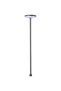 Mantra Fusion - Akita Outdoor Garden Bollard, 12W LED, 3000K, 880lm, IP54, Sand Black (Mantra 8480) - Luminosity Designs Ltd