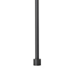Akita Outdoor Garden Bollard, 12W LED, 3000K, 880lm, IP54, Sand Black (Mantra 8480)