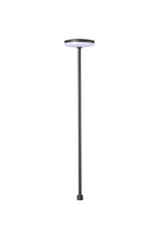 Akita Outdoor Garden Bollard, 12W LED, 3000K, 880lm, IP54, Sand Black (Mantra 8480)