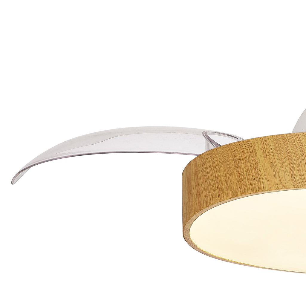 Mantra - Alaska 45W LED Dimmable Ceiling Light With Built - In 25W DC Fan, 2700 - 5000K Remote & APP Control, 2500lm - Luminosity Designs Ltd