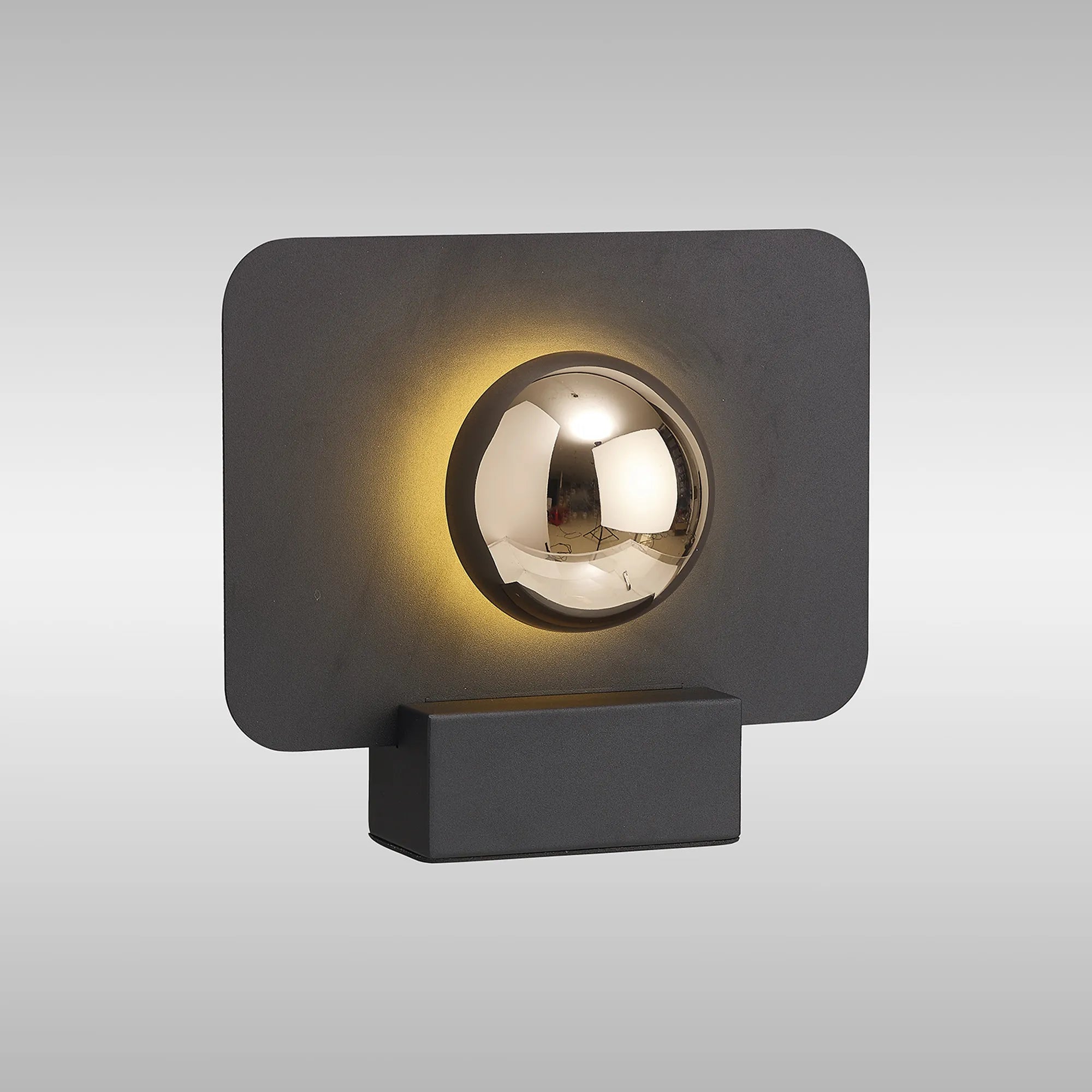 Mantra - Alba Modern Art Style 25cm Table Lamp, 8W LED, 3000K, 640lm, (Mantra 8416) - Luminosity Designs Ltd