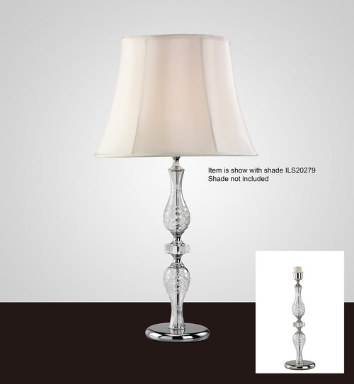 Diyas - Albas Crystal Table Lamp - Luminosity Designs Ltd