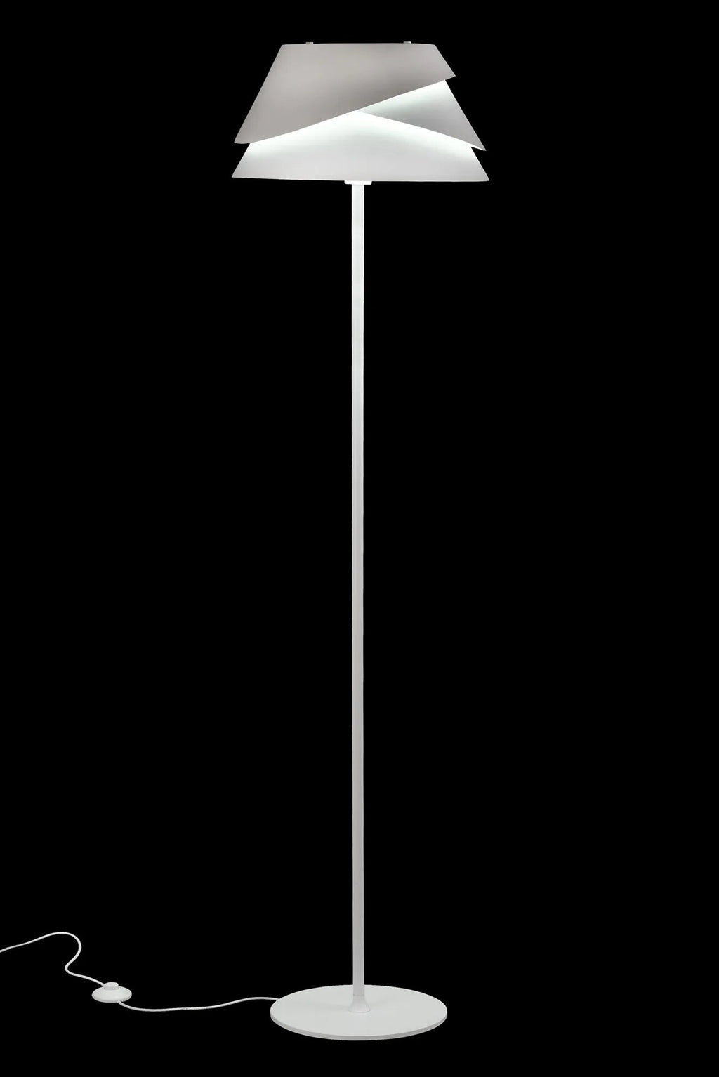 Mantra - Alboran Floor Lamp 1x40W Iron with an Aluminium Shade (Mantra m5864) - Luminosity Designs Ltd