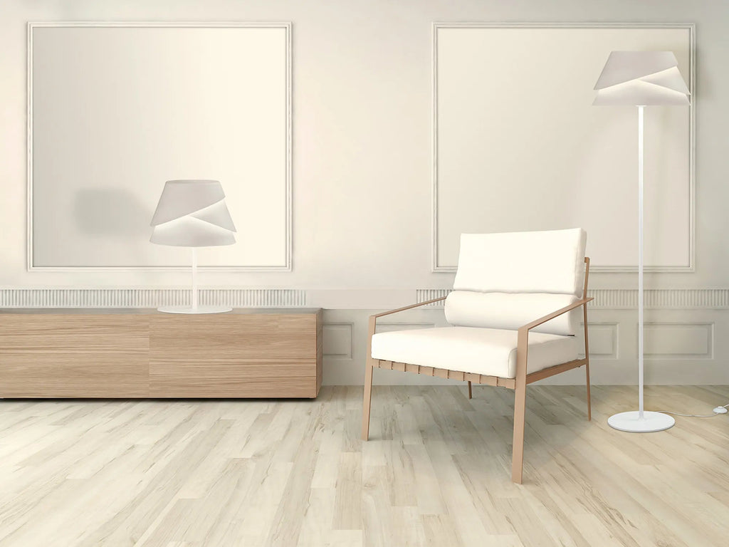 Mantra - Alboran Floor Lamp 1x40W Iron with an Aluminium Shade (Mantra m5864) - Luminosity Designs Ltd
