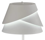 Mantra - Alboran Table Lamp, 1x E27, Iron with Aluminium Shade (Mantra m5863) - Luminosity Designs Ltd
