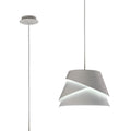 Alboran Aluminium and Iron Light Pendant. 1x E27 (Mantra m5862)