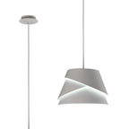 Alboran Aluminium and Iron Light Pendant. 1x E27 (Mantra m5862)