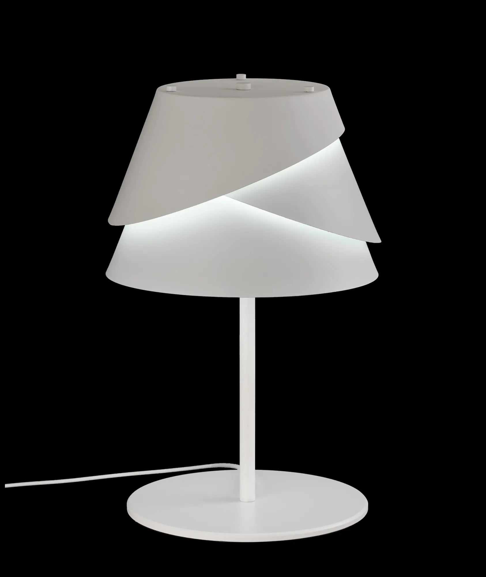 Alboran Table Lamp, 1x E27,  Iron with Aluminium Shade (Mantra m5863)