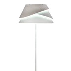 Alboran Floor Lamp 1x40W Iron with an Aluminium Shade (Mantra m5864)