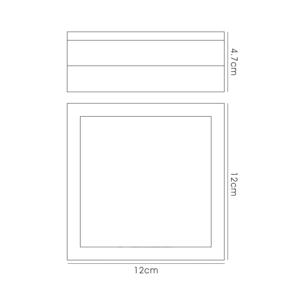 Deco - Aldo IP44 Flush Ceiling/Wall Lamp - Luminosity Designs Ltd